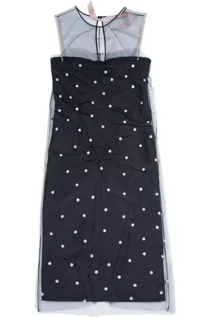 Nº21 Kjole, Dame, Sort, XL, Polyester, Krystalbesat stropløs kjole