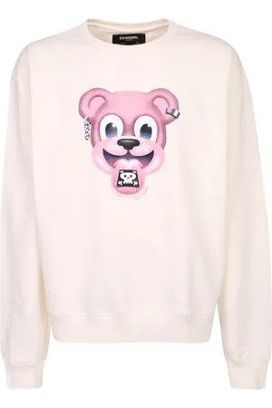 DOMREBEL Sweathshirts & Hoodies, Herre, Hvid, L, Bomuld, Sweatshirts