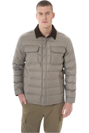 U.S. Polo Assn. Jakke, Herre, , L, Uld, Quiltet Jakke med Fløjl Krave