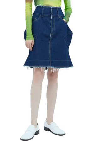 Paula Canovas Del Vas Nederdel, Dame, Blå, L, Bomuld, Skirts