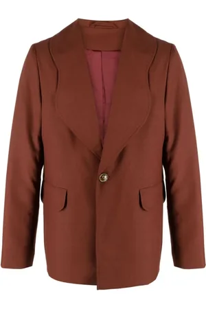 Séfr Jakke, Herre, Brun, XL, Uld, Blazers
