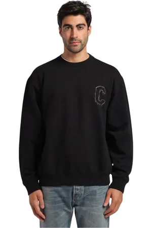 COVERT Strik, Herre, Sort, L, Bomuld, Round-neck Knitwear