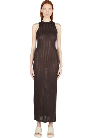 ECKHAUS LATTA Kjole, Dame, Brun, L, Uld, Dresses