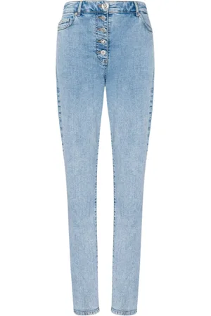 Moschino Jeans, Dame, Blå, W25, Tyl, Skinny Jeans