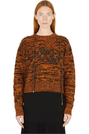 Wynn Hamlyn Strik, Dame, , L, Uld, Melange Strik Crewneck Sweater
