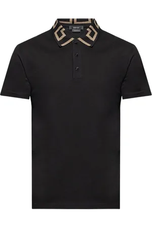 VERSACE Top, Herre, Sort, S, Bomuld, Poloshirt