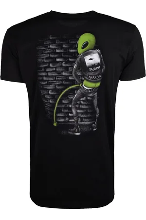 DOMREBEL Top, Herre, Sort, S, Bomuld, Grafisk Oversize Unisex T-shirt