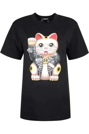 DOMREBEL Top, Herre, Sort, XL, Bomuld, Grafisk Unisex T-shirt