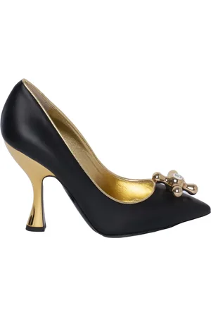 Moschino Sko, Dame, Sort, 37 EU, Læder, Sort Læder Hot n Cold Pump
