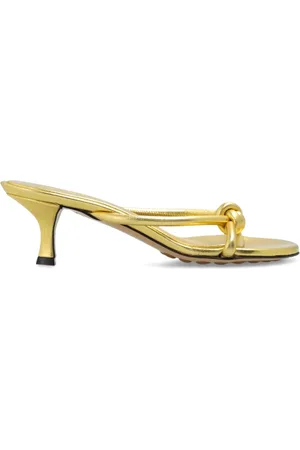 Bottega Veneta Sko, Dame, Gul, 35 EU, Uld, Blink Hælede Mules