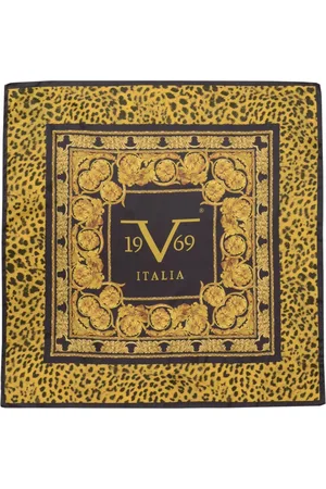 19V69 Italia Tilbehør, Dame, Flerfarvet, ONE SIZE, Polyester, Dyretrykt Polyester Foulard