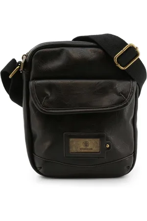 Lumberjack Taske, Herre, Sort, ONE SIZE, Uld, Justerbar Rem Herre Skuldertaske
