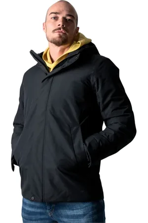 Edwin Jakke, Herre, Blå, L, Uld, Mørk Navy Parka