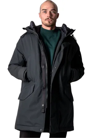 g-lab Frakke, Herre, Blå, XL, Uld, Epic Parka i Mørkeblå