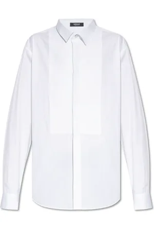 VERSACE Skjorte, Herre, Hvid, 2XL, Smoking skjorte