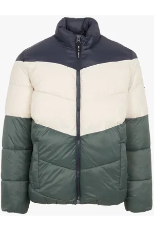 Pepe Jeans Jakke, Herre, Flerfarvet, S, Uld, Tricolor Højhalset Anorak