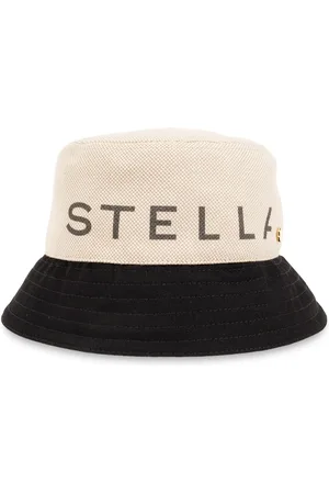 Stella McCartney Tilbehør, Dame, , 59 CM, Bomuld, Bucket Hat med Logo