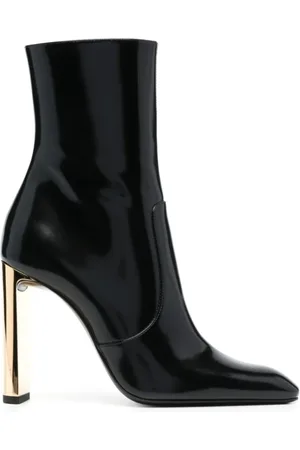 Saint Laurent Sko, Dame, Sort, 39 EU, Auteuil Ankelstøvler