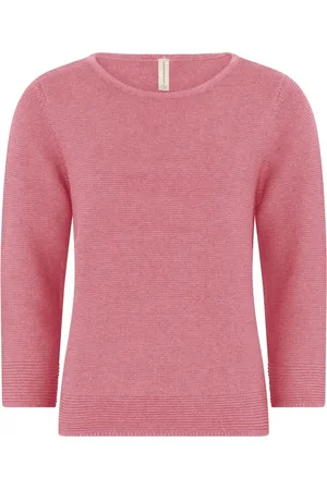 Skovhuus Strik, Dame, Lyserød, M, Bomuld, Struktureret A-Formet Jumper Bluser