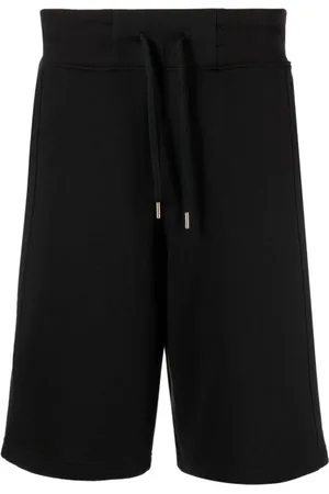 VERSACE Shorts, Herre, Sort, M, Bomuld, Sorte Bomuldsfleece Shorts