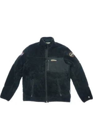 Napapijri Sport, Herre, Sort, M, Uld, Yupik FZ 3 Sort Sweatshirt