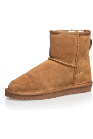 Copenhagen Shoes Sko, Dame, Brun, 38 EU, Uld, Bløde Ruskind Bamsestøvler