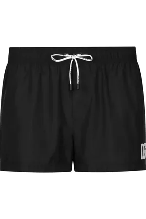 Dolce & Gabbana Badetøj, Herre, Sort, S, Polyester, Sort havetøj med strækbånd i taljen