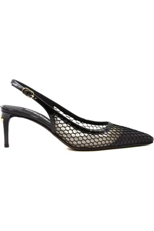 Dolce & Gabbana Sko, Dame, Sort, 37 1/2 EU, Moderne Sandaler
