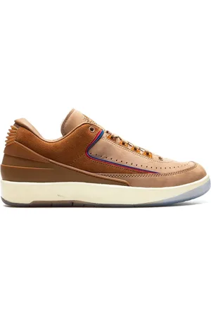 Jordan Sko, Dame, Brun, 39 EU, Læder, Retro Low SP x Two 18 Sneakers