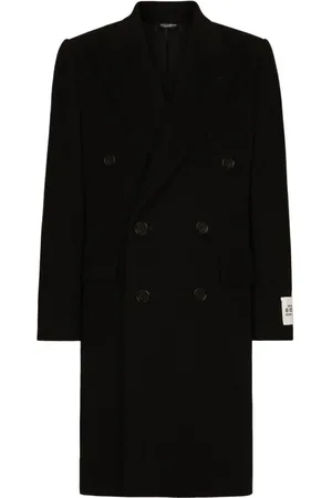 Dolce & Gabbana Frakke, Herre, Sort, 2XL, Uld, Sorte Frakker fra Dolce Gabbana