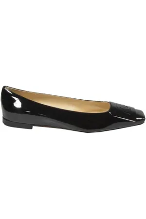 Rochas Sko, Dame, Sort, 40 EU, flade Ballerinaer sort