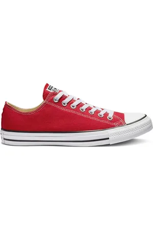 Converse Sko, Herre, Rød, 38 EU, Røde Afslappede Lærredssko