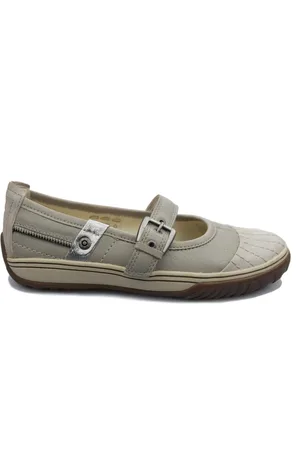 Camel Active Sko, Dame, Grå, 39 EU, Læder, Fleksible Jamaica DameBallerinaer