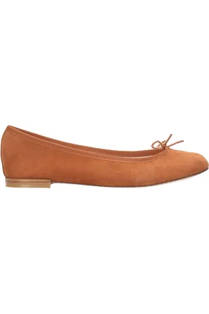 Repetto Sko, Dame, Brun, 38 EU, Bomuld, Ballerinaer