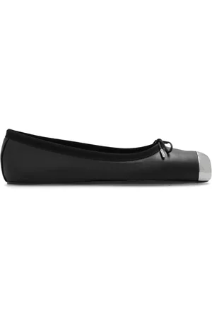 Alexander McQueen Sko, Dame, Sort, 40 EU, Læder, Læder balletBallerinaer