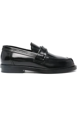 Alexander McQueen Sko, Herre, Sort, 40 EU, Læder, Sorte Chelsea Flade Sko
