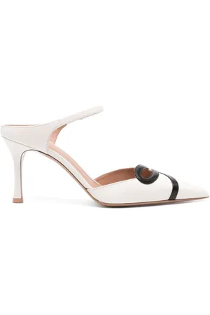 MALONE SOULIERS Sko, Dame, Hvid, 37 EU, Mælke Sort Bonnie Mules