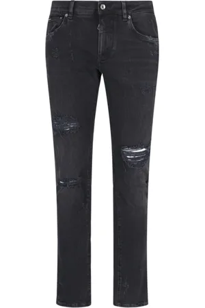 Dolce & Gabbana Jeans, Herre, Sort, L, Bomuld, Sorte Jeans fra Dolce Gabbana