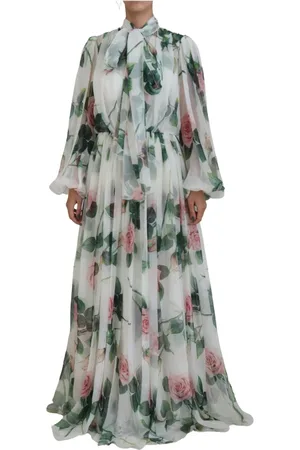 Dolce & Gabbana Kjole, Dame, Flerfarvet, XS, Bomuld, Maxi Dresses