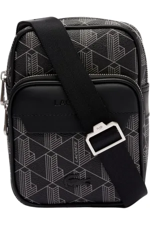 Lacoste Taske, Herre, Sort, ONE SIZE, Uld, Ikonisk Monogram Blend Skuldertaske