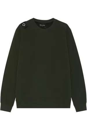 MA.STRUM Sweathshirts & Hoodies, Herre, Grøn, S, Bomuld, Sportstøj-inspireret Core Crew Sweatshirt