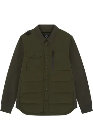 MA.STRUM Jakke, Herre, Grøn, XL, Nylon, Softshell Dun Quiltet Overshirt