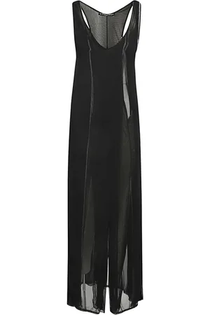 Y / PROJECT Kjole, Dame, Sort, XS, Maxi Maxi Kjole