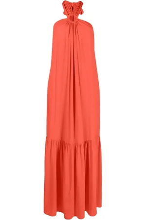 ERIKA CAVALLINI Kjole, Dame, Rød, 2XS, Uld, Maxi Maxi Kjole