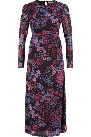 Fabienne Chapot Kjole, Dame, Lilla, S, Polyester, Maxi Kjole