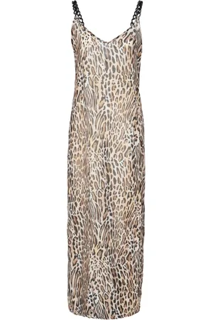 Moschino Kjole, Dame, Brun, XS, Bomuld, BomuldsKjole til kvinder