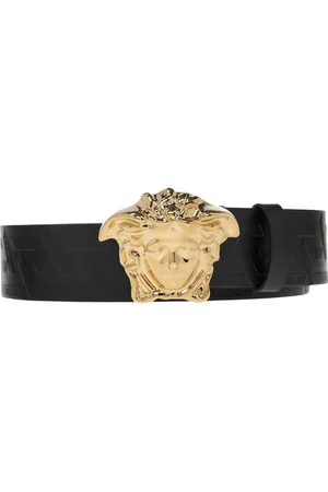 VERSACE Tilbehør, Herre, Sort, 95 CM, Læder, Læderbælte