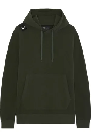 MA.STRUM Sweathshirts & Hoodies, Herre, Grøn, XL, Bomuld, Core Overhead Hoody i Oil Slick