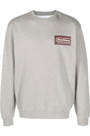Palmes Sweathshirts & Hoodies, Herre, Grå, L, Bomuld, Sweatshirts