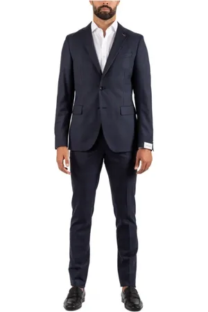 PAOLONI Jakkesæt, Herre, Blå, M, Dresses